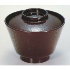 小吸椀 3.3寸布目吸椀溜 漆器