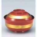 小吸椀 4.2寸天竜寺椀赤金箔帯 SH塗 漆器