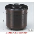 飯碗 3.7寸刷毛目飯器溜内朱1段 漆器