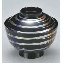 小吸椀 新越前椀銀麗塗 漆器