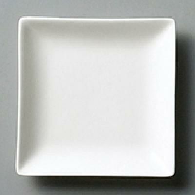 角皿 12cm正角メタ(WH)/洋食器
