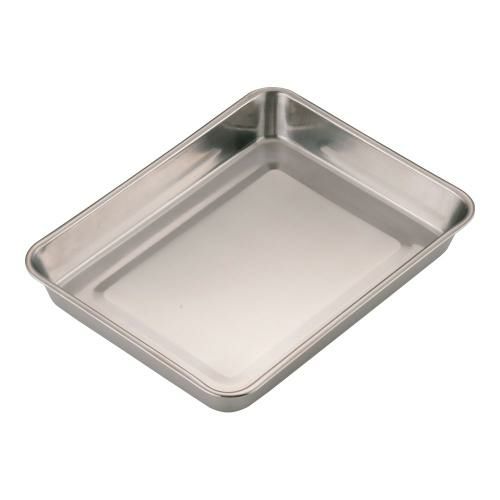 ステンレス浅型角バット 18枚取