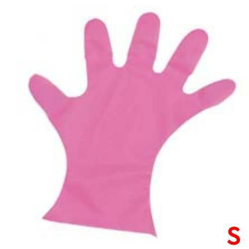 カラーマイジャストグローブ #28 化粧箱(5本絞り)200枚入 ピンク S 27μ