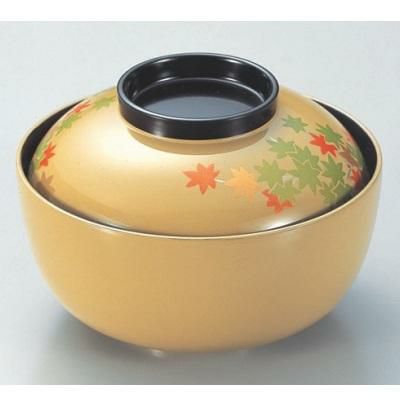 煮物椀 4寸きさらぎ椀変わり紅葉 漆器