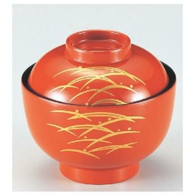 小吸椀 多宝小吸椀朱露草 漆器