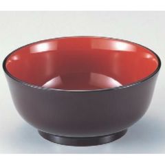 丼碗 5寸お好み丼溜内朱 漆器