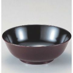 丼碗 6.5寸羽反木目丼溜 漆器