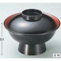 丼碗 5.5寸大名椀黒内朱天黒 漆器