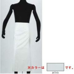 NBR 耐油ゴムエプロン 腰下 AF-7100 M ホワイト 【グループA】