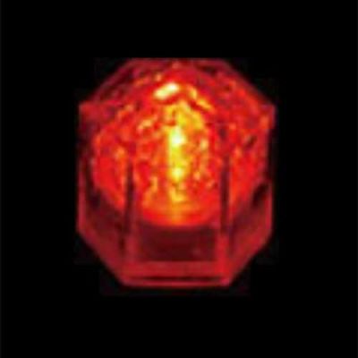 光る氷 ライトキューブ・クリスタル(24入)レッド