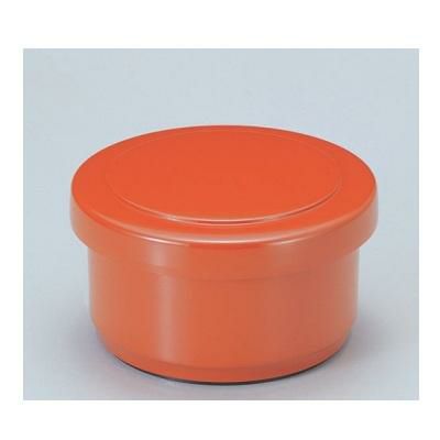 飯器 【保温飯器朱(2人用)ヘラ付】高さ130 直径:225