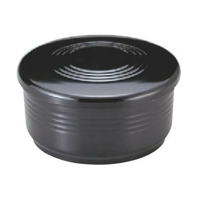 飯器  1人用飯器黒   高さ78 直径:141