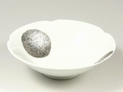 丸紋プラチナ彩花型 多用鉢