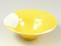 黄釉白抜 新小鉢