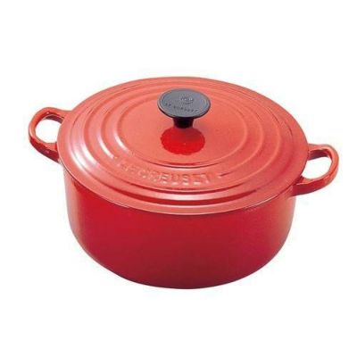 ル・クルーゼ(LE CREUSET) トラディション ココットロンド 16- 2501 チェリーレッド