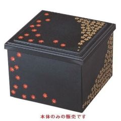 弁当箱 千鳥透かし開き弁当黒本体 /業務用/新品/小物送料対象商品 