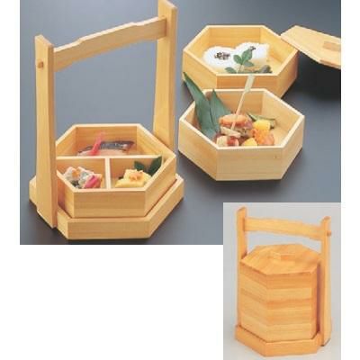 弁当箱 六角手提げ弁当 /業務用/新品/小物送料対象商品 | 幕の内弁当 