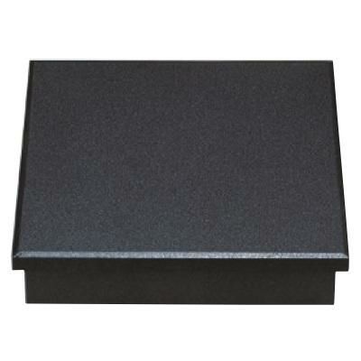 松花堂 8.5寸松花堂黒石目十字仕切付