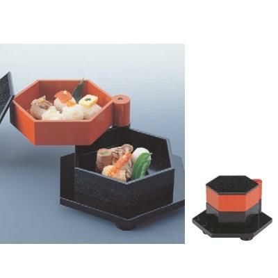 弁当箱 (小)台付六角弁当