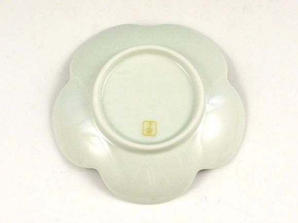 錦捻金梅型 小銘々皿