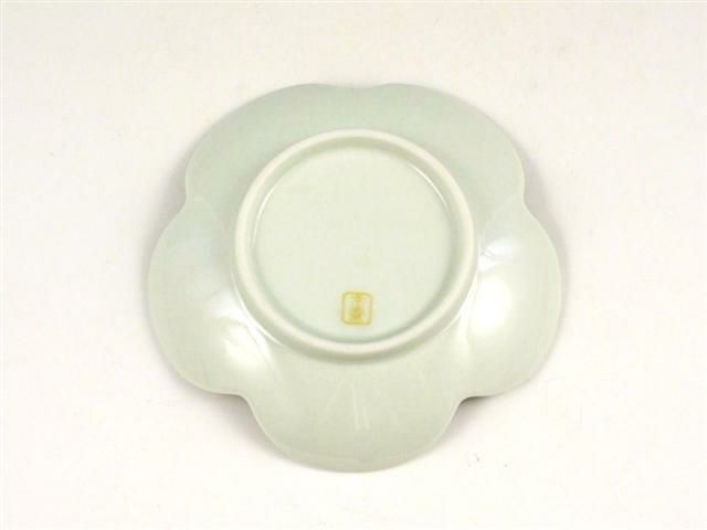 錦捻金梅型 小皿