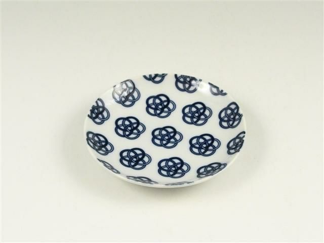 結 花結び  ３寸皿