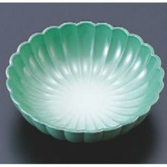 松花堂 ABS3.8寸菊鉢グリーンぼかし