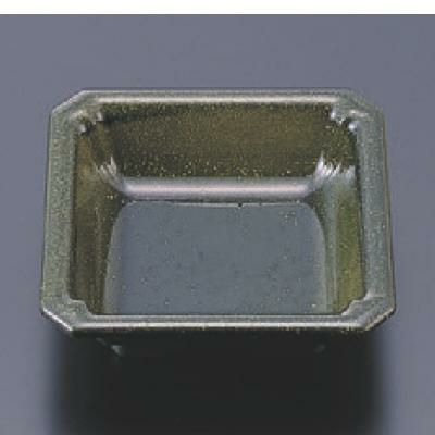 松花堂 隅切角鉢織部 洗