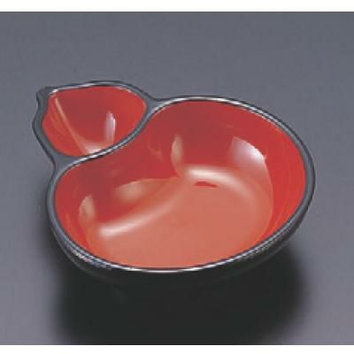 松花堂 ひさごタレ付鉢黒内朱天黒