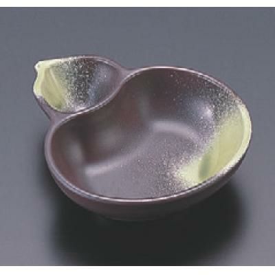 松花堂 ひさごタレ付鉢岩織部