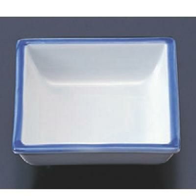 松花堂 3寸角鉢渕紺