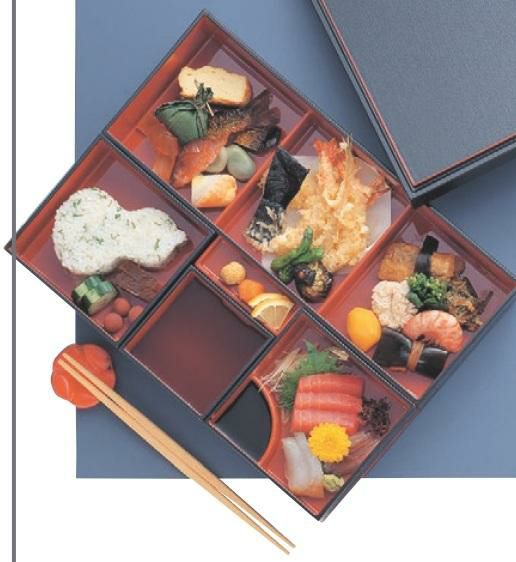 松花堂 尺2寸吹寄会席松花堂黒布目天朱全セット