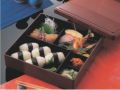 弁当箱 ニュー8寸角固定弁当マルーン
