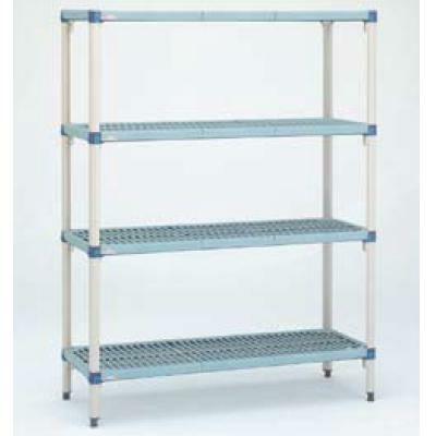 シェルフ【ニューメトロマックス Q MQ74PE 高さ1,867 4段 MQ2448G】 MQ2448G