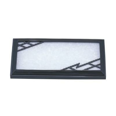 松花堂 ヘギ目松花堂用障子蓋黒