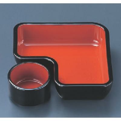 松花堂 ABSL鉢・千代久朱天黒セット