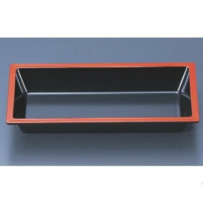 松花堂 長角鉢黒天朱