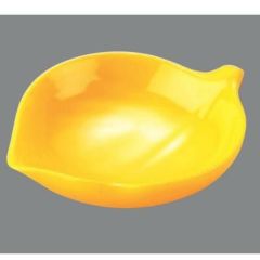 松花堂 アクリルこのは鉢(大)黄