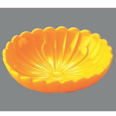 松花堂 アクリル長菊鉢(大)黄