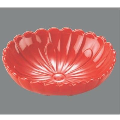 松花堂 アクリル長菊鉢(大)朱