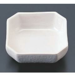 松花堂 角小鉢白