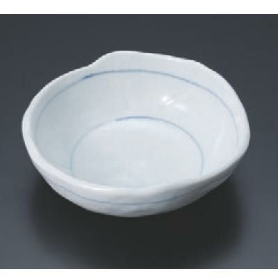 松花堂 平鉢染付ライン