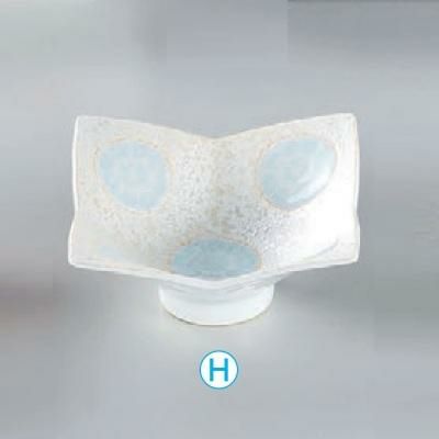 松花堂 小鉢 錦ラスター彩花彫 有田焼