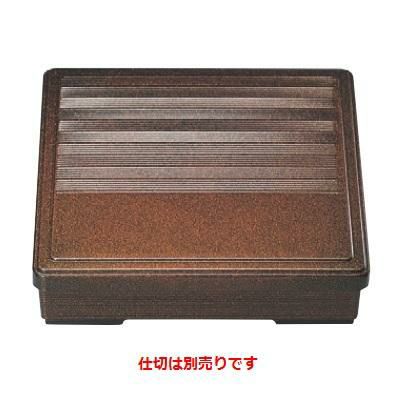 弁当箱 8寸角千筋弁当金梨地(仕切別)