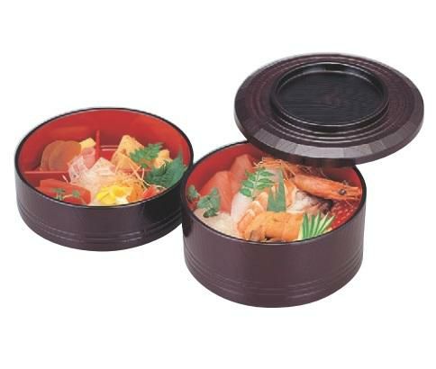 弁当箱 田吾作弁当溜内朱(蓋のみ)溜内朱