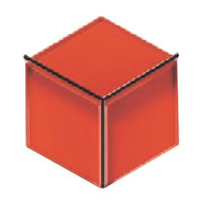 松花堂 6寸六角松花堂用Y仕切朱天黒