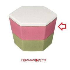 弁当箱 兼六入子弁当三色雲流上段ピンク雲流天金