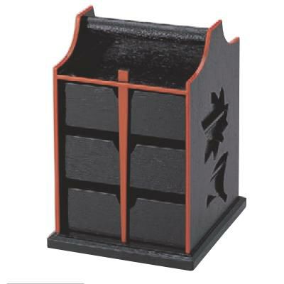 弁当箱 (大)手提3ツ引野立弁当