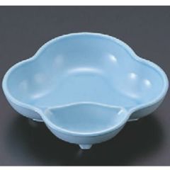 松花堂 タレ付梅型鉢青磁