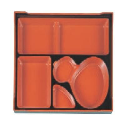 弁当箱 ひょうたん仕切朱天黒